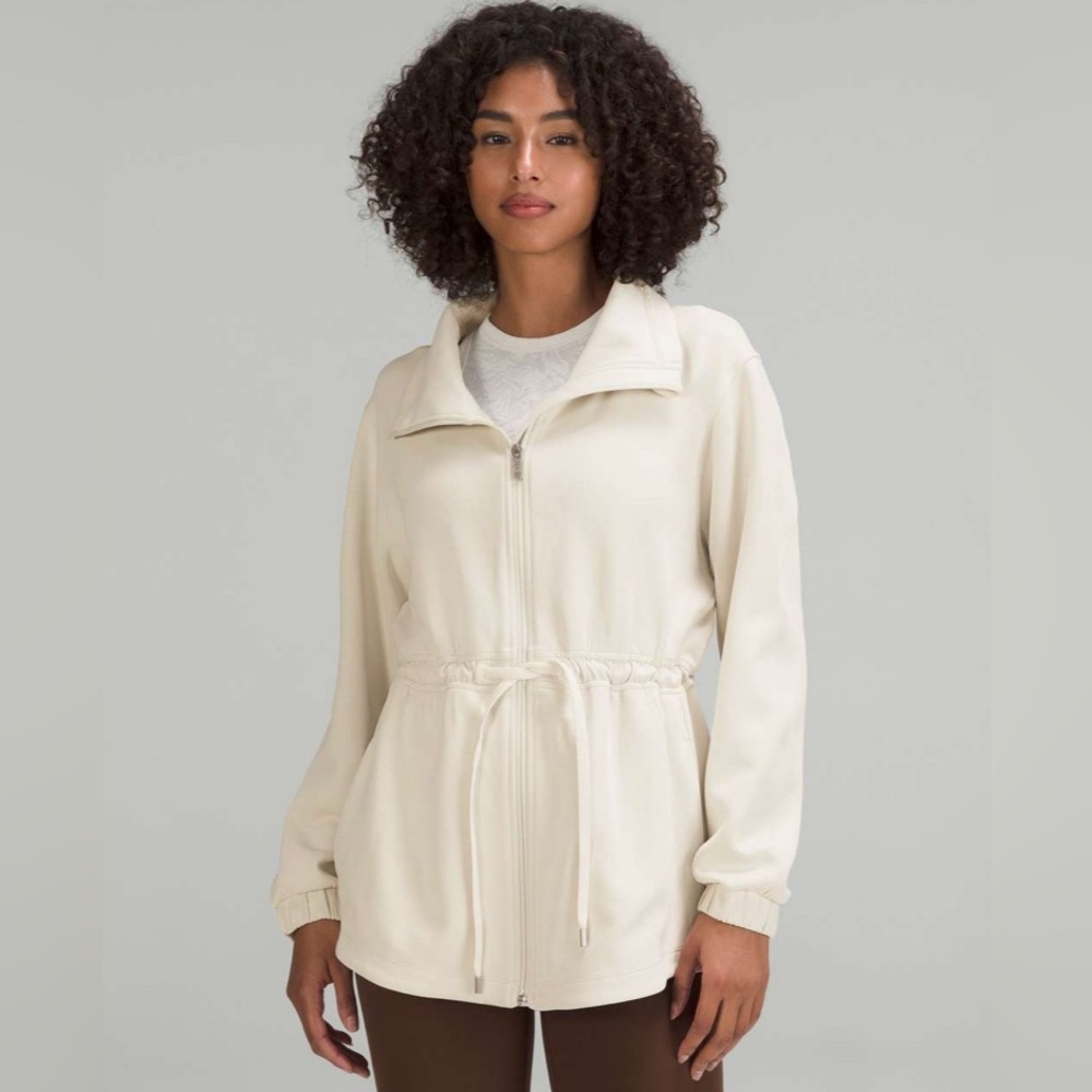 Lululemon Cinch Waist Jacket White Opal Size 6